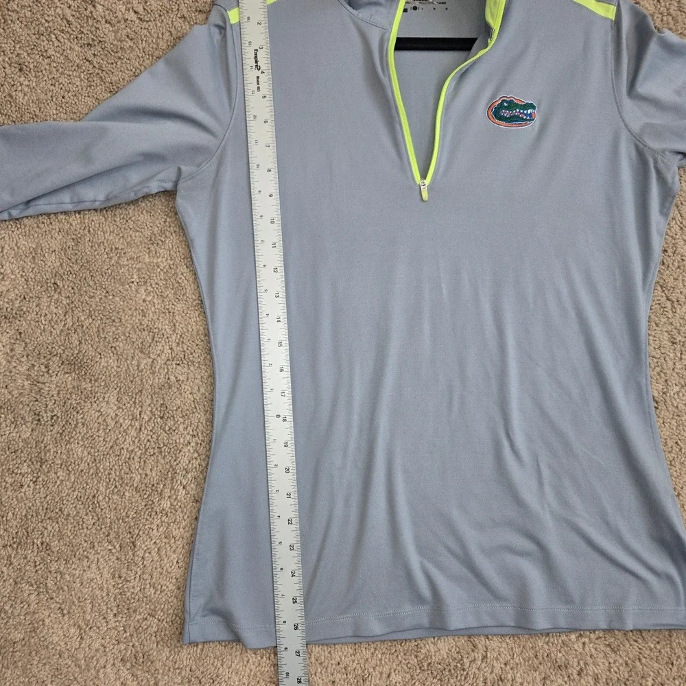 Nike Golf Florida Gators Mens Gray‎ Dri-Fit Quarter Zip Pullover NCAA, Large